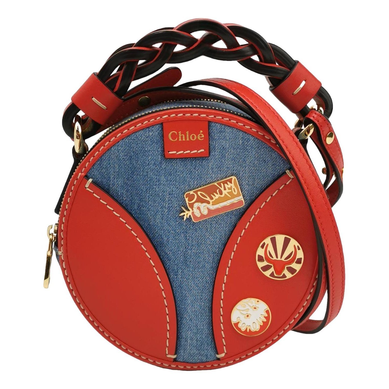 Leather handbag