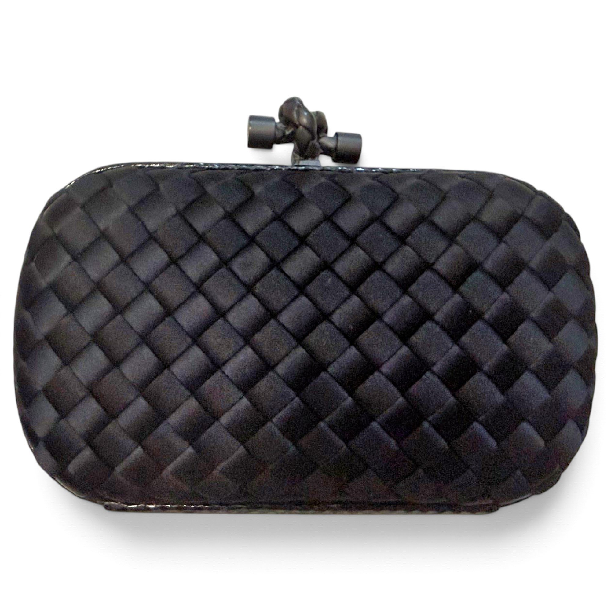 Pochette Knot silk clutch bag