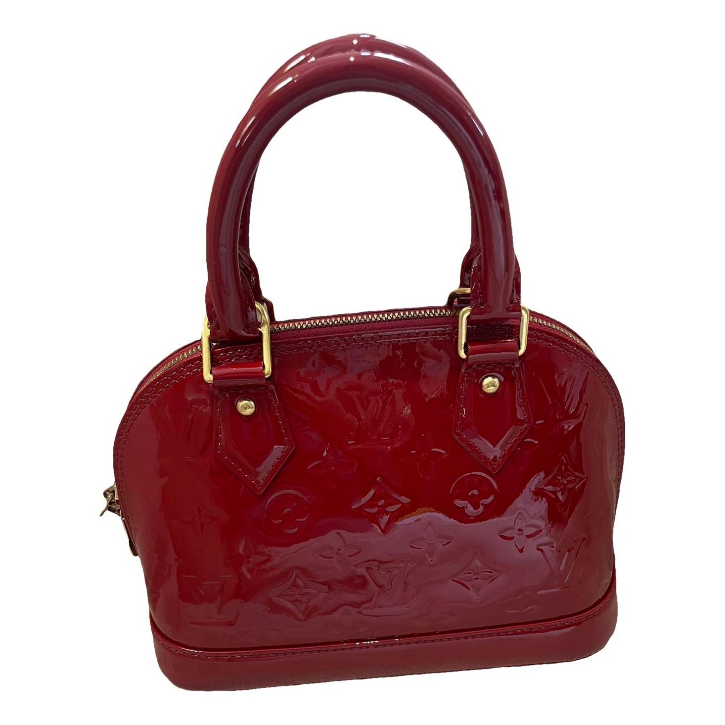 Alma BB patent leather handbag