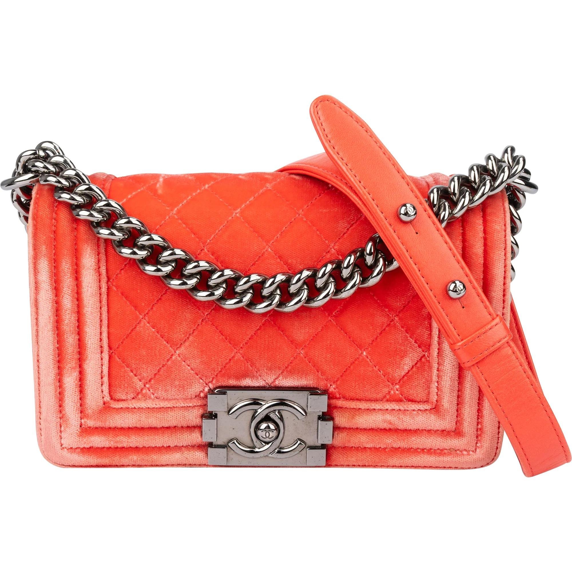 Boy velvet crossbody bag