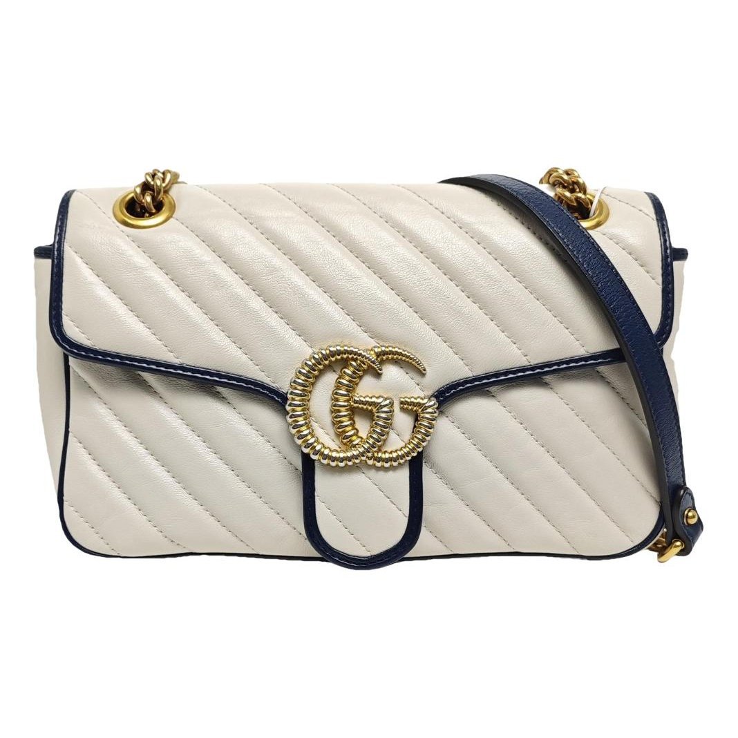 GG Marmont Flap leather crossbody bag