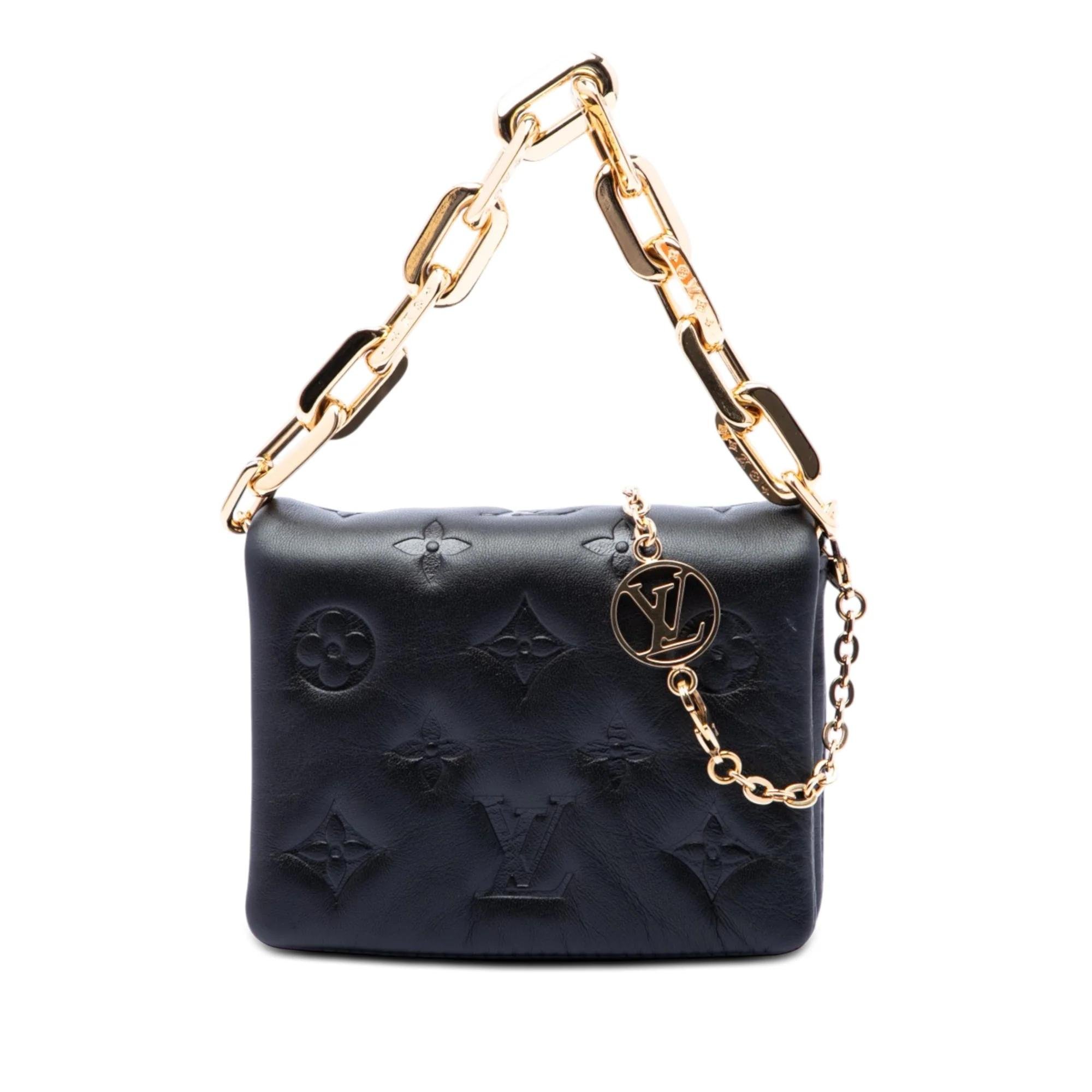 Coussin leather handbag