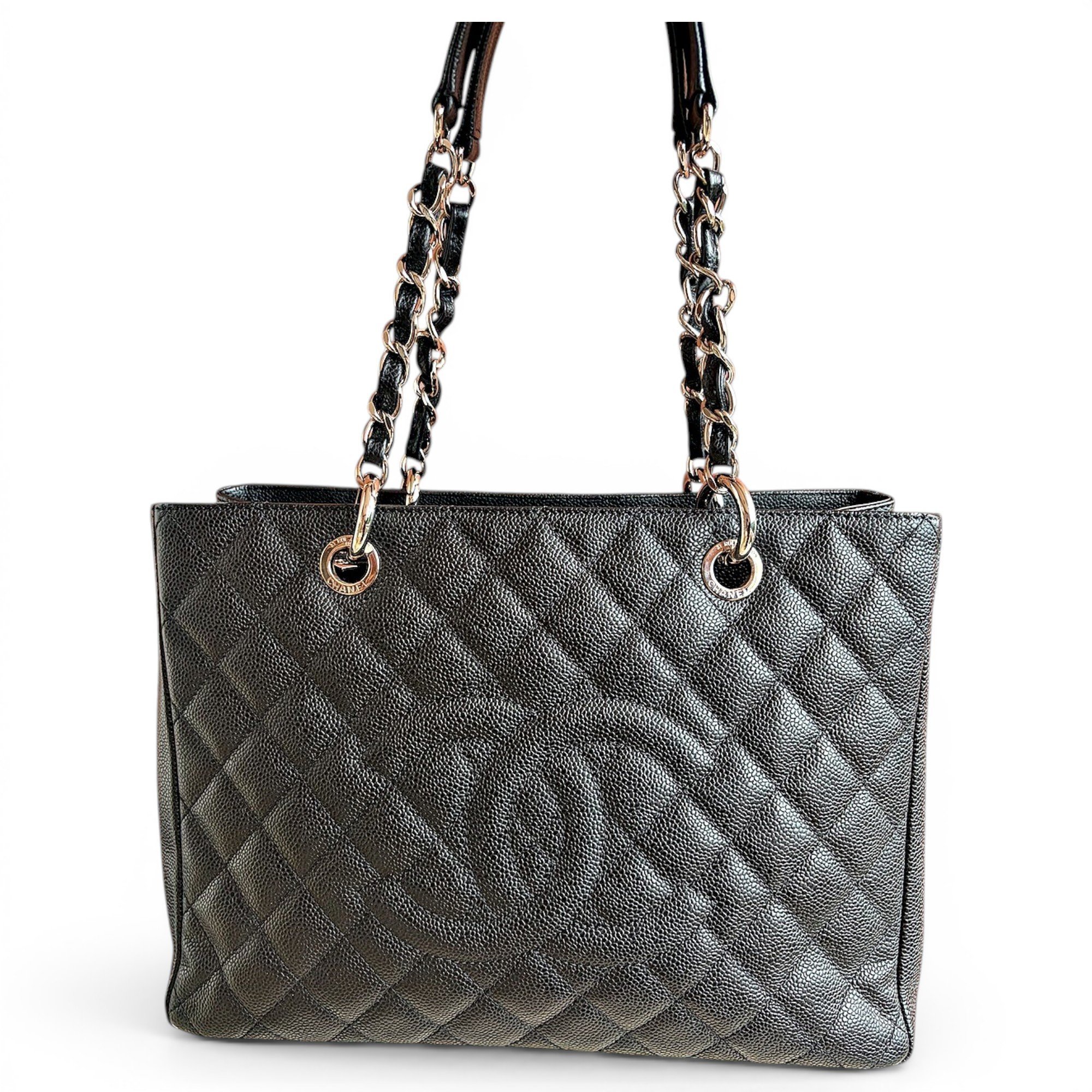 Grand shopping leather tote