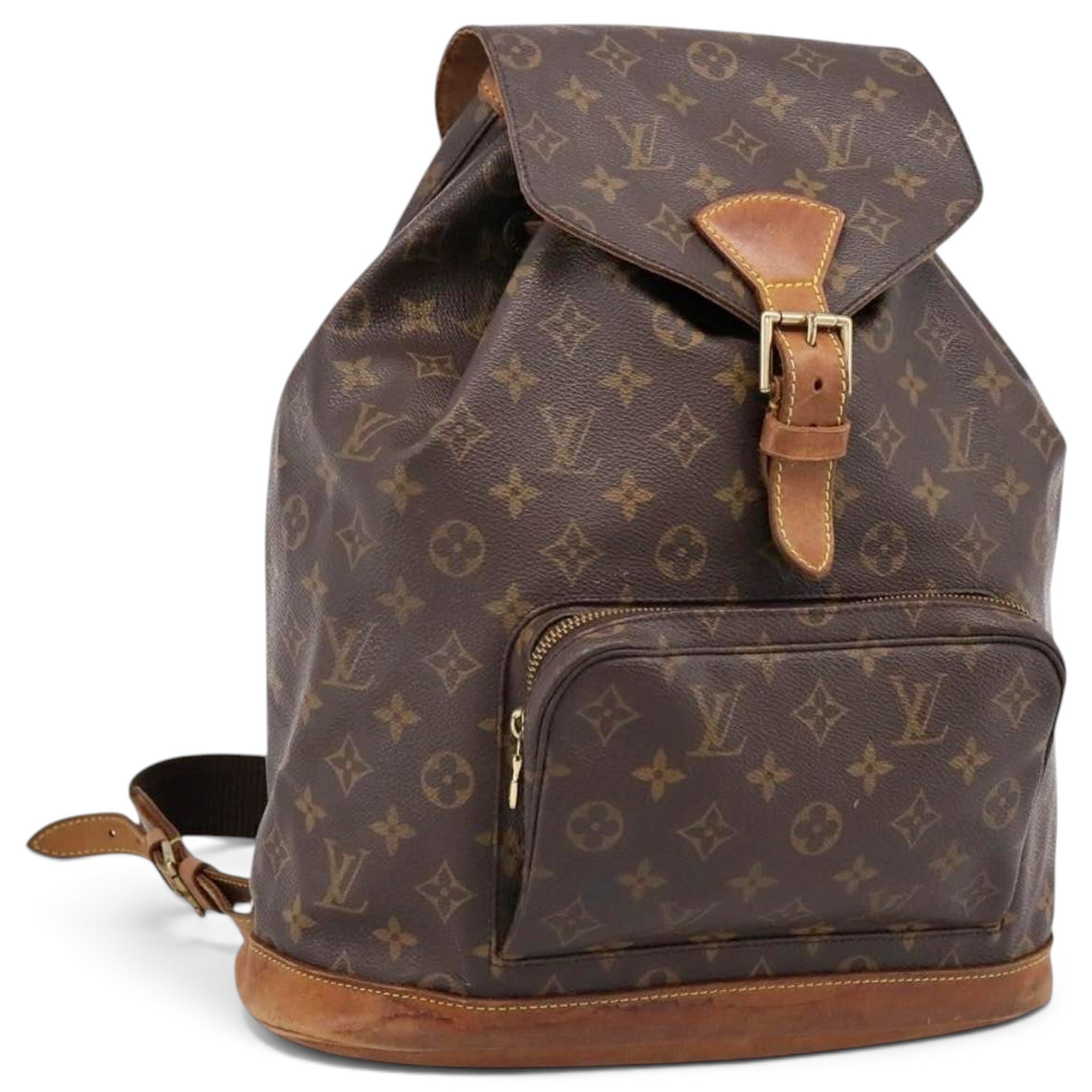 Montsouris leather backpack