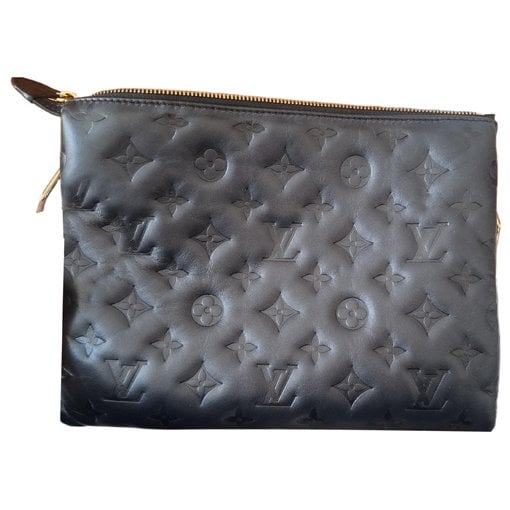 Coussin leather handbag