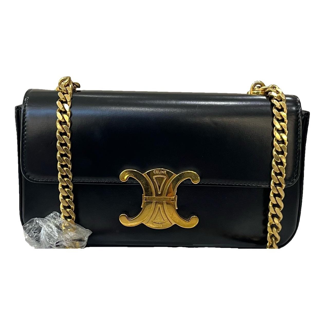 Triomphe Long leather handbag