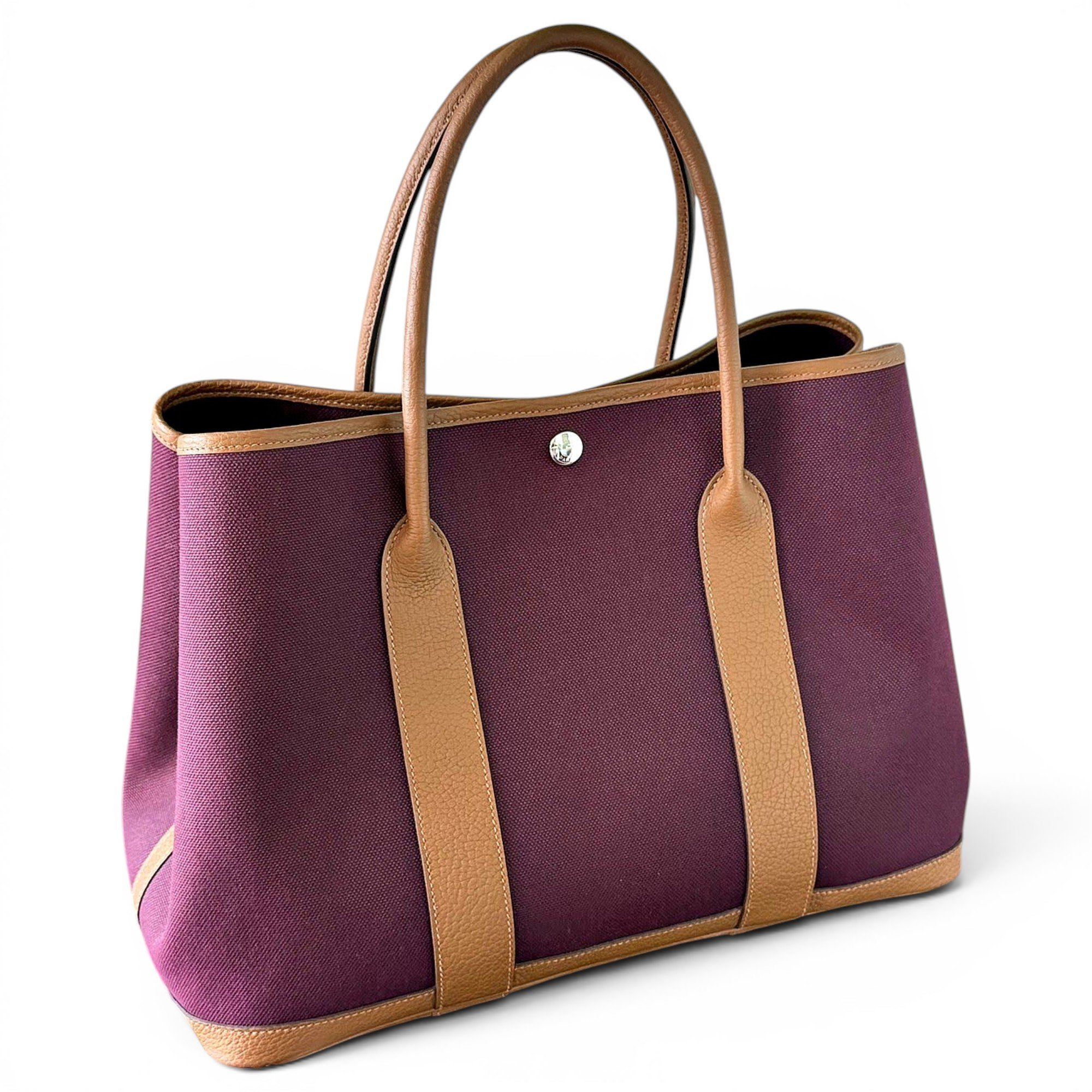 Garden Party leather handbag