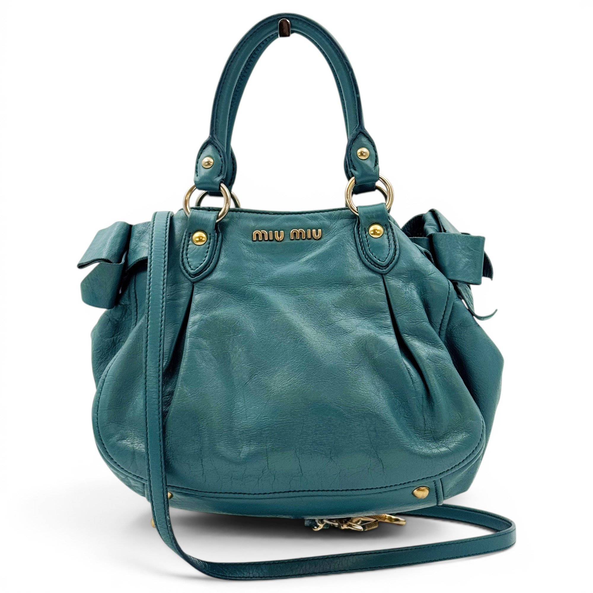 Miu Miu Bow bag leather handbag