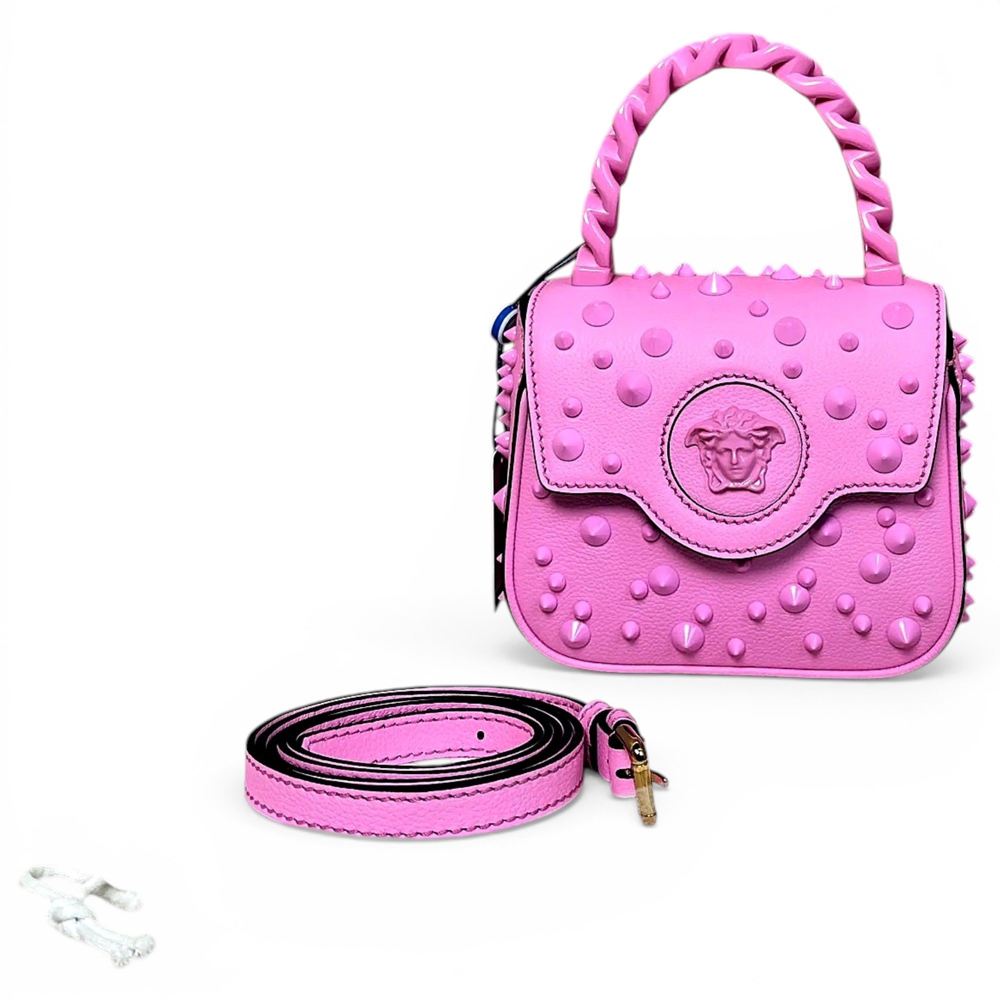 La Medusa leather handbag