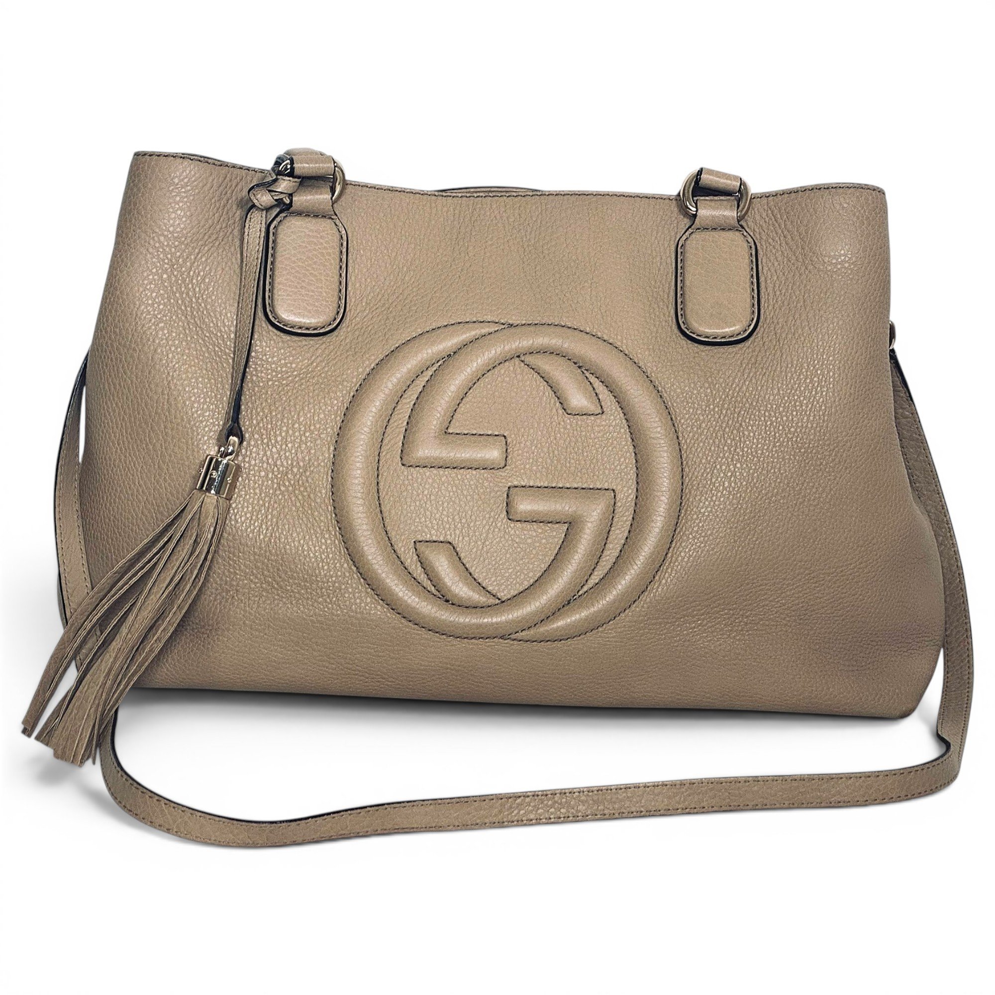 Soho leather tote
