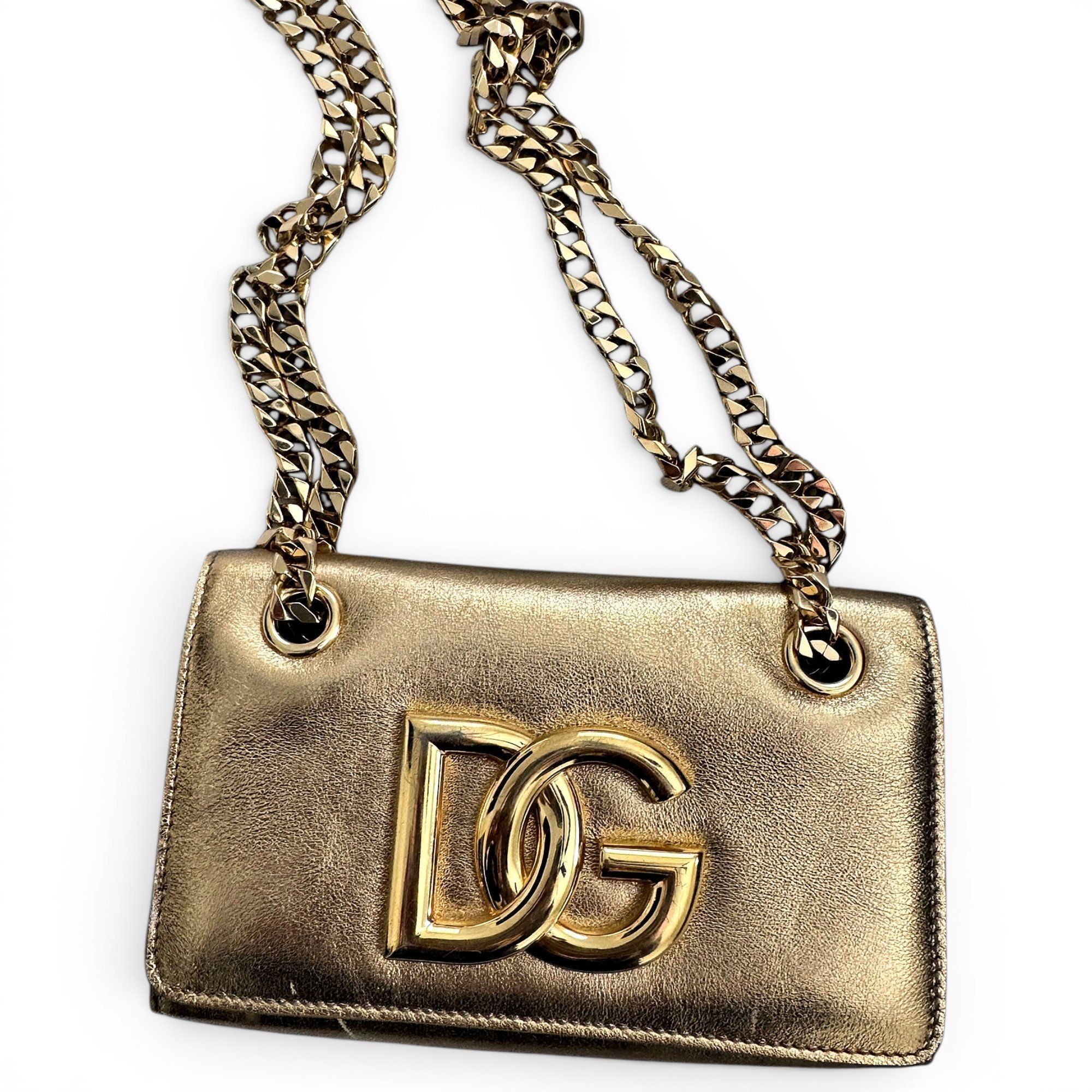DG Girls leather crossbody bag