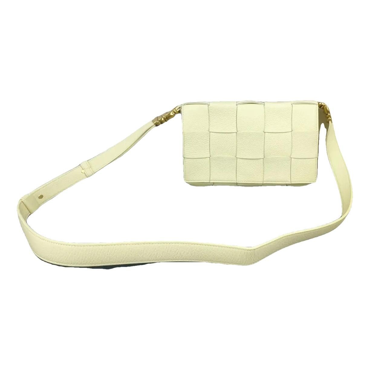 Cassette leather handbag