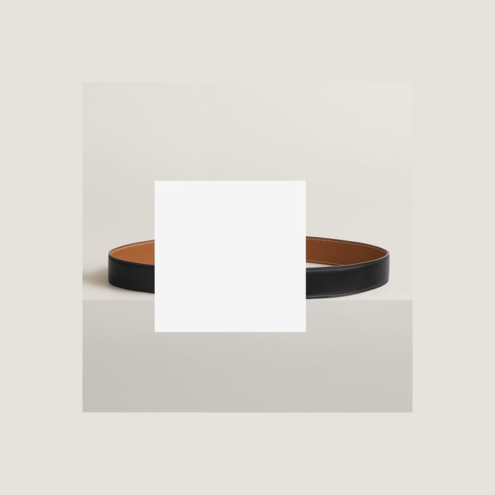 H Martelee Belt Buckle & Reversible Leather Strap 32 MM
