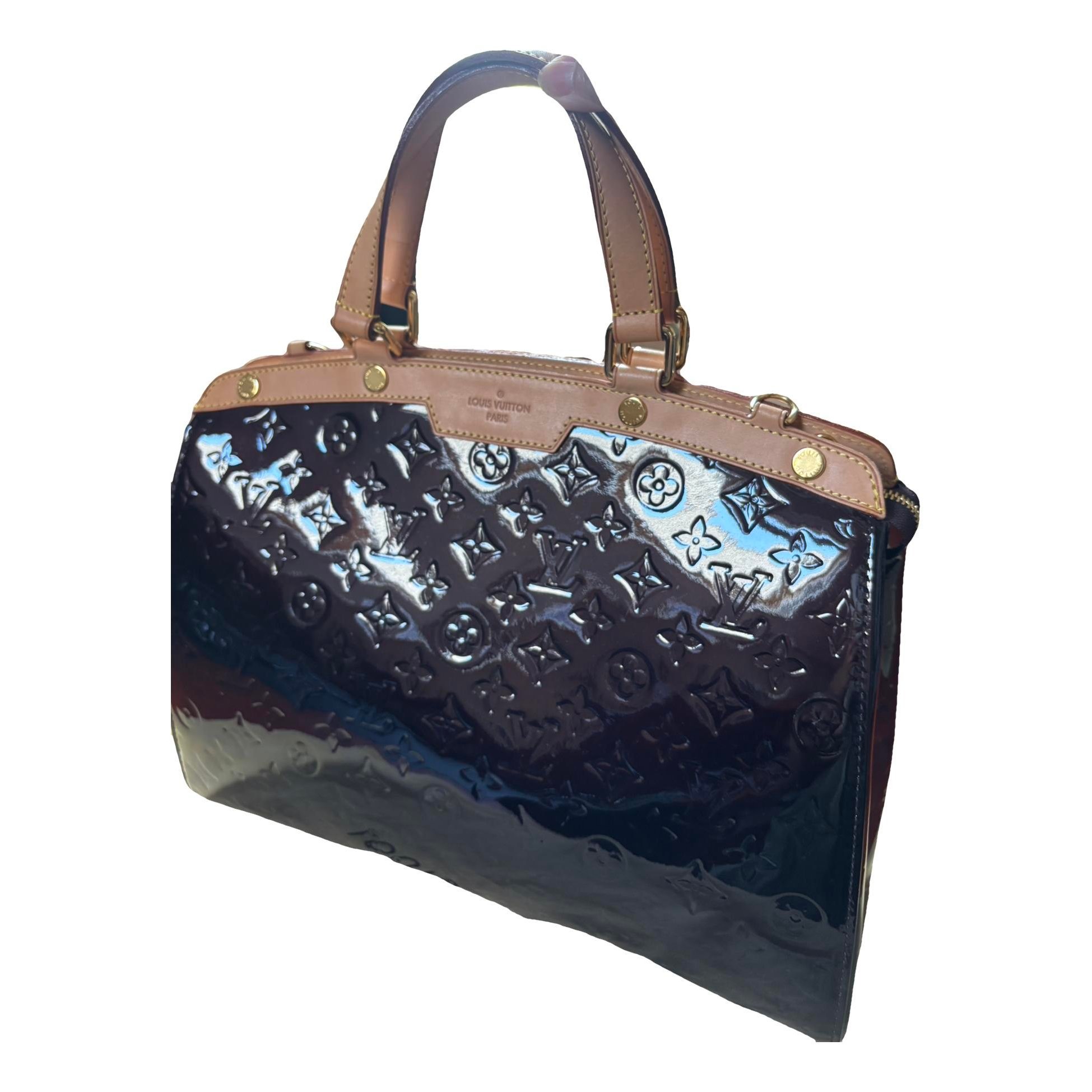 Bréa patent leather handbag