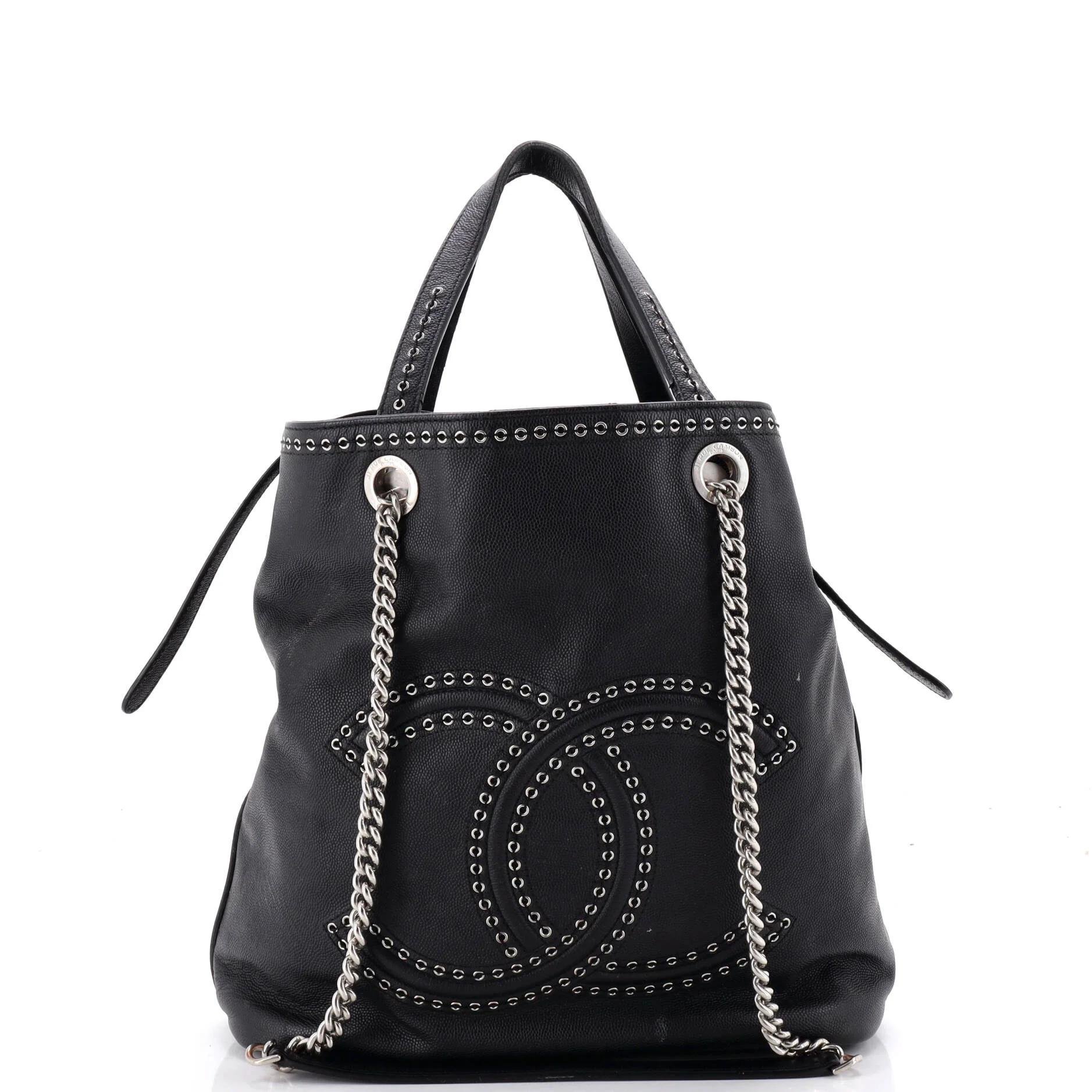 Classic CC Shopping leather tote