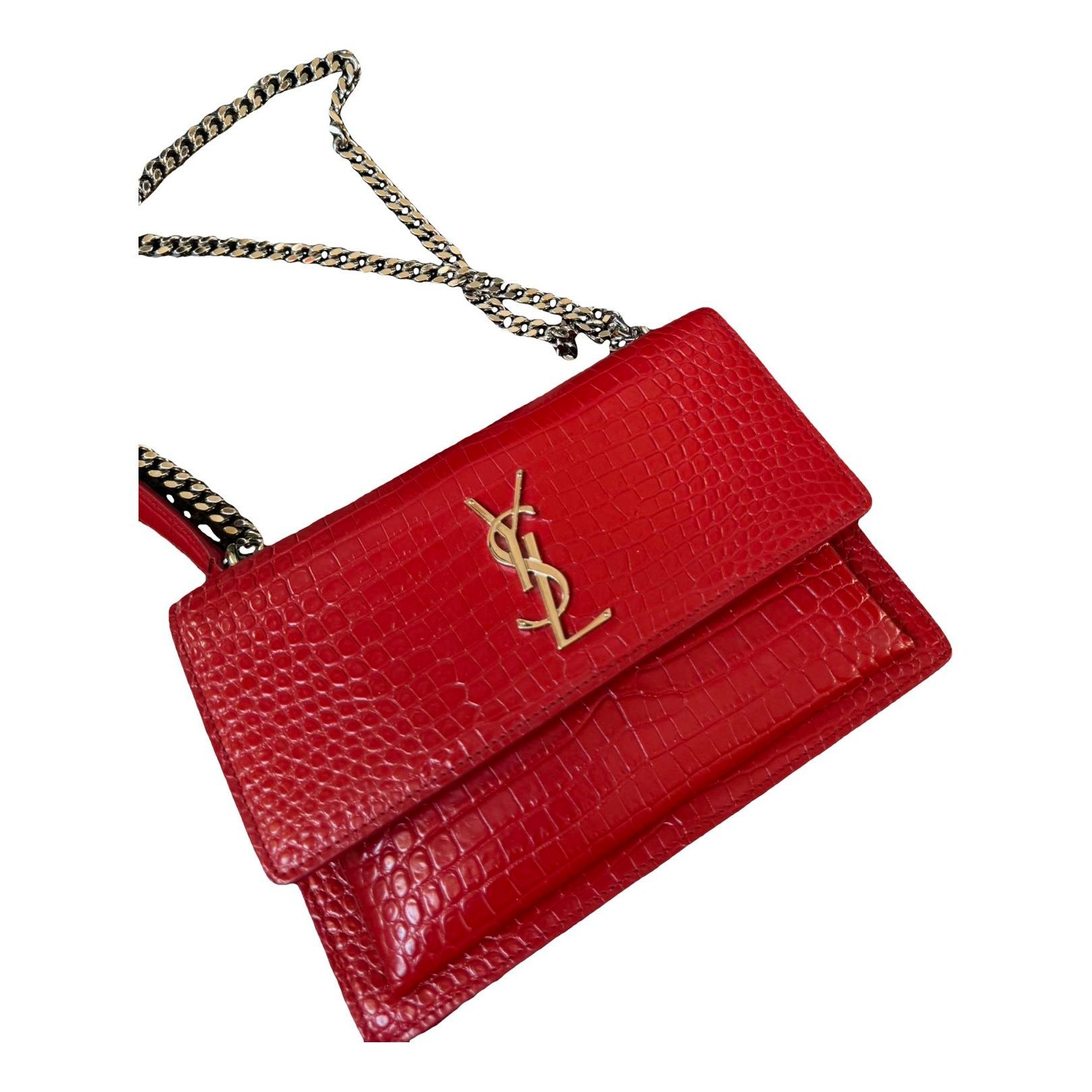 Sunset leather crossbody bag
