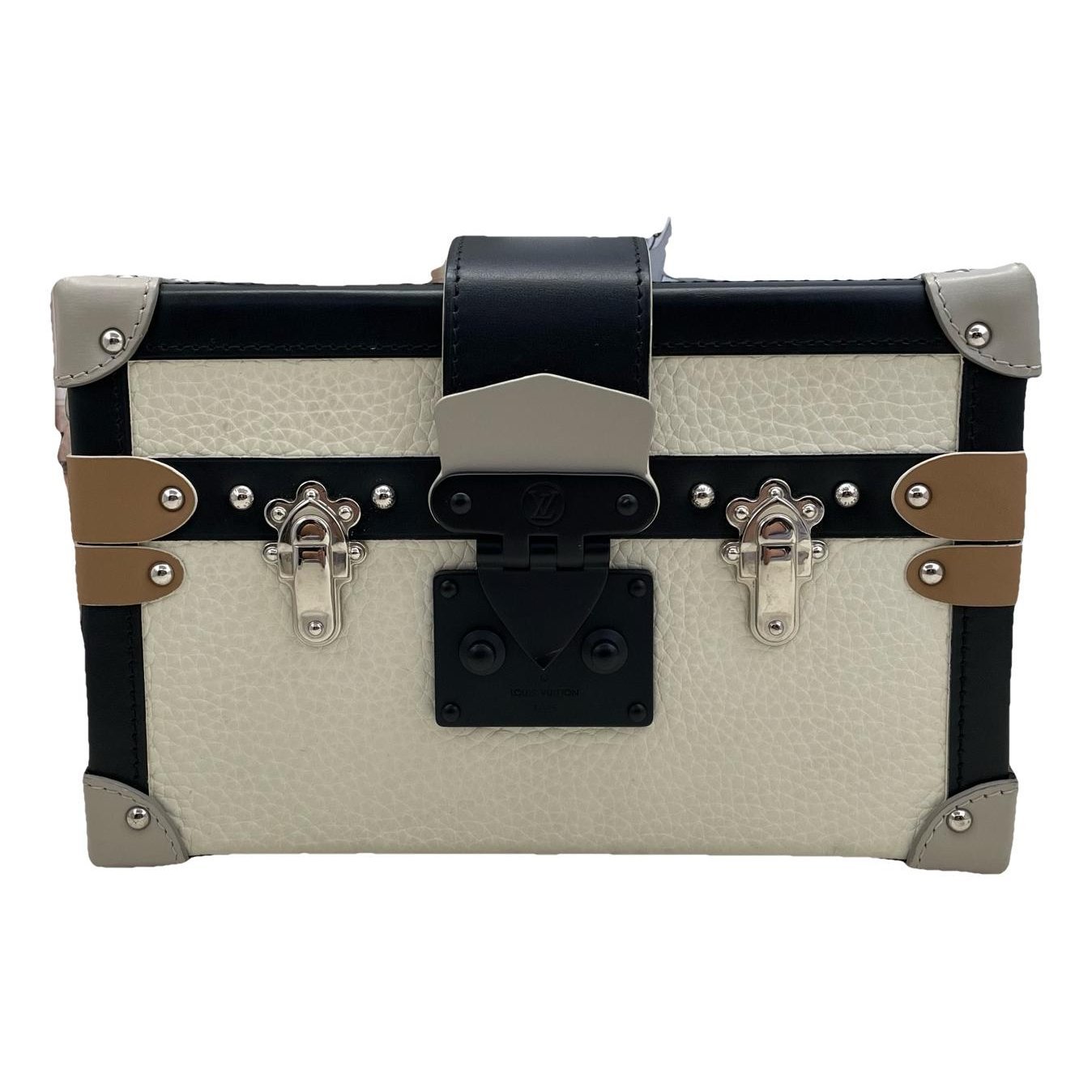 Petite Malle leather handbag