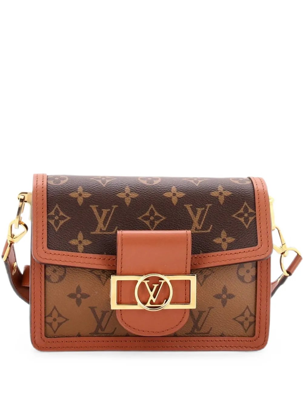 Dauphine Shoulder Bag Reverse Monogram Canvas Mini crossbody bag