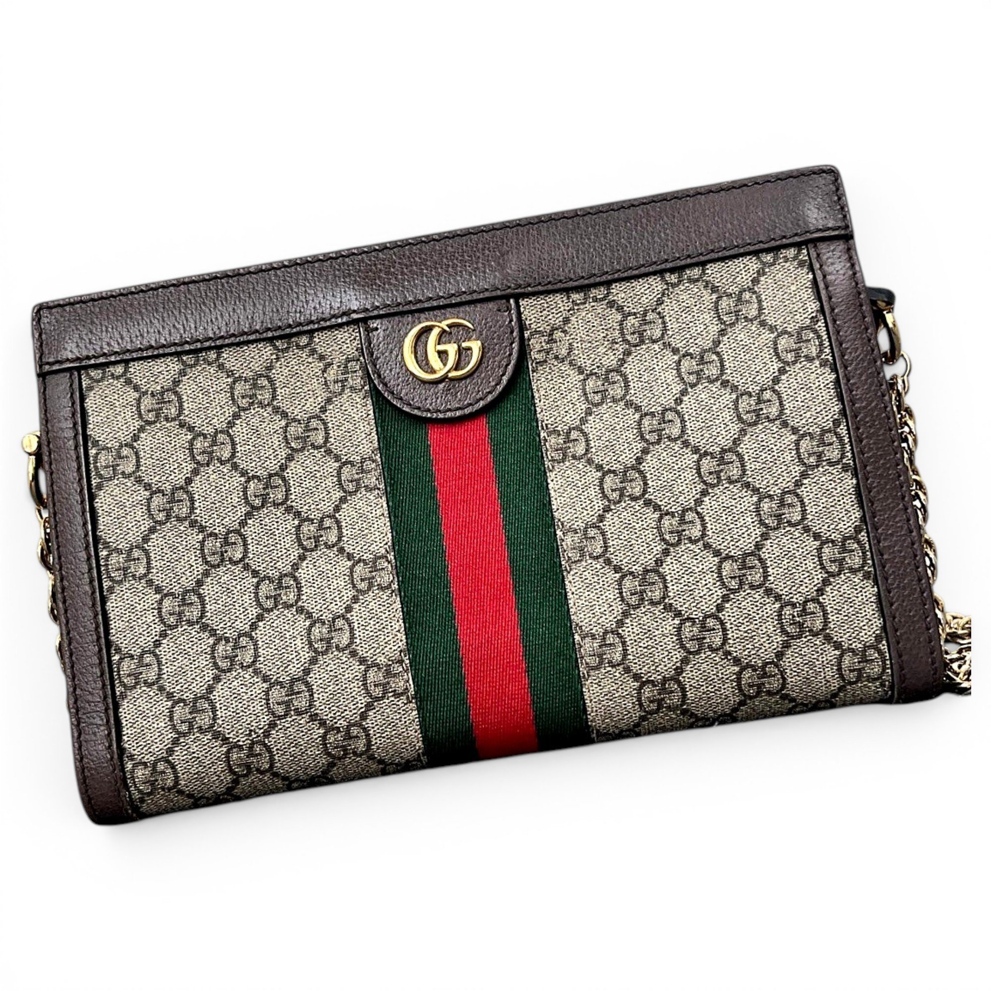 Ophidia Chain leather handbag