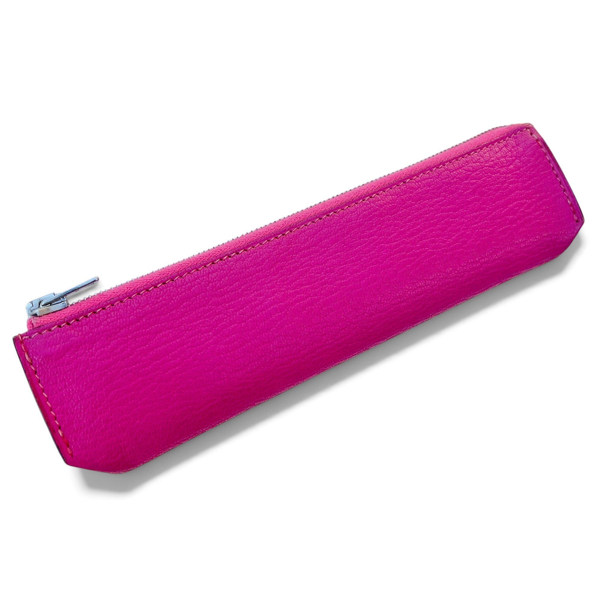 Leather clutch bag