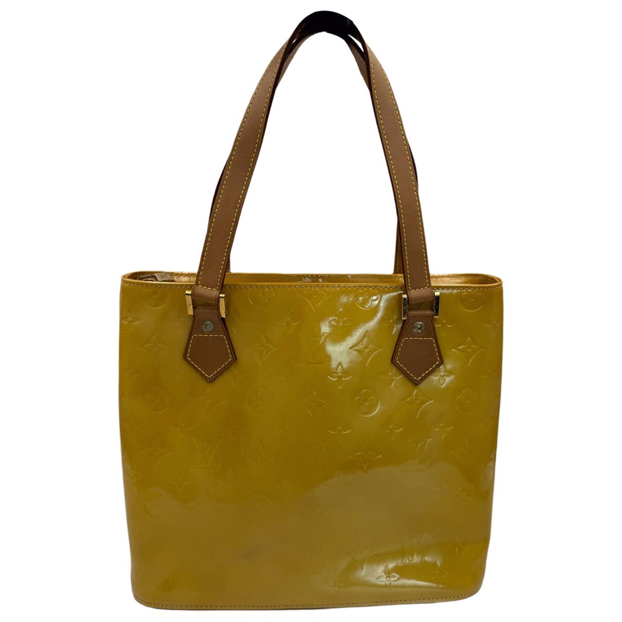 Houston patent leather tote