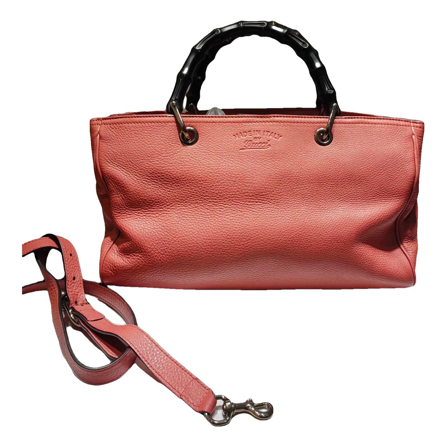 Bamboo Shopper leather crossbody bag
