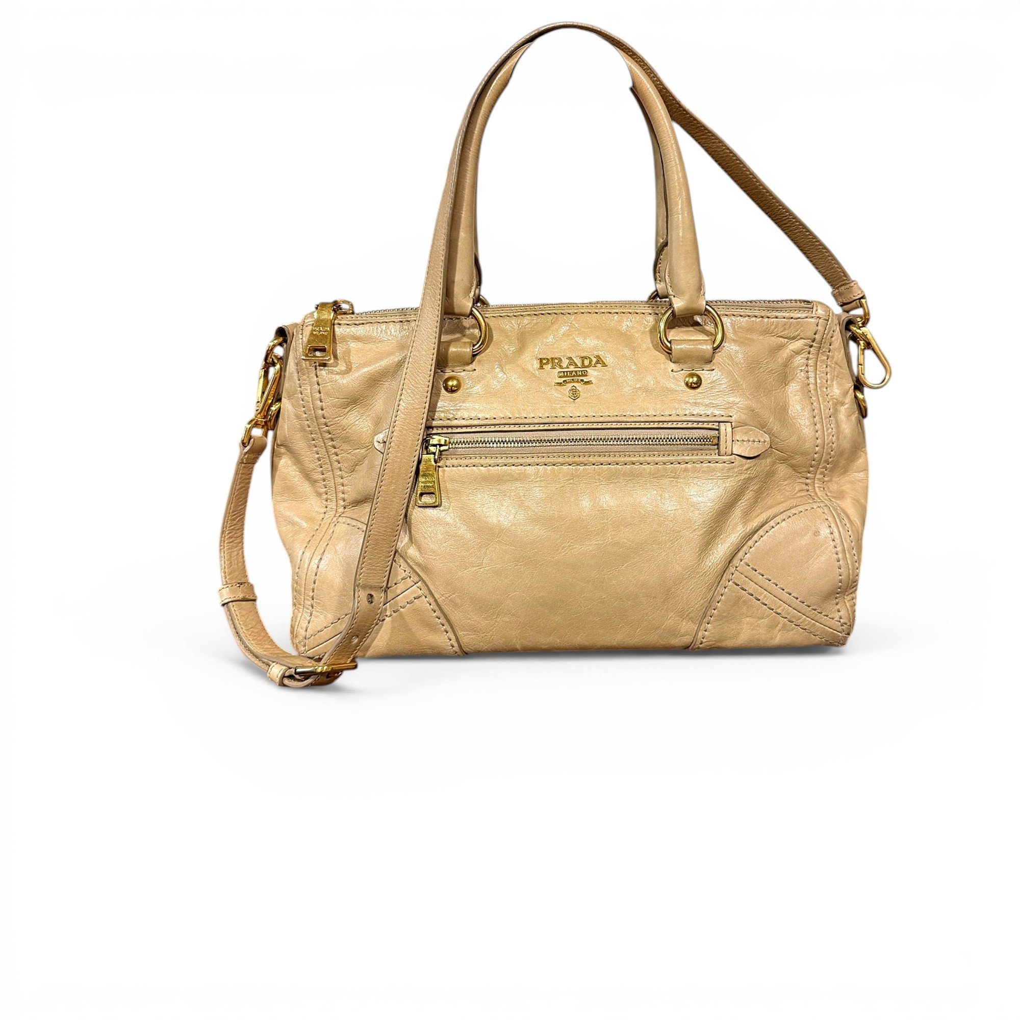 Leather handbag