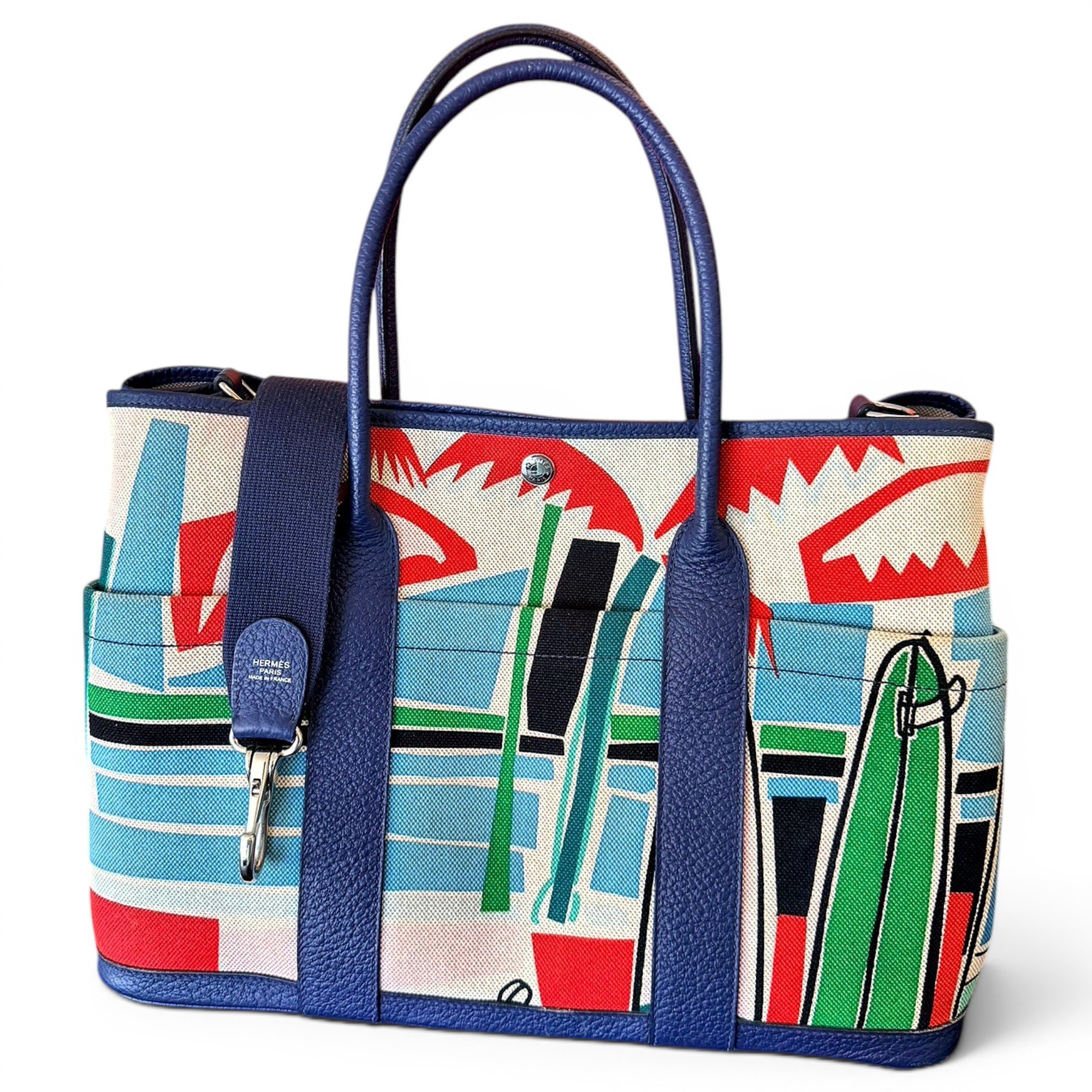 Garden Pocket cloth crossbody bag