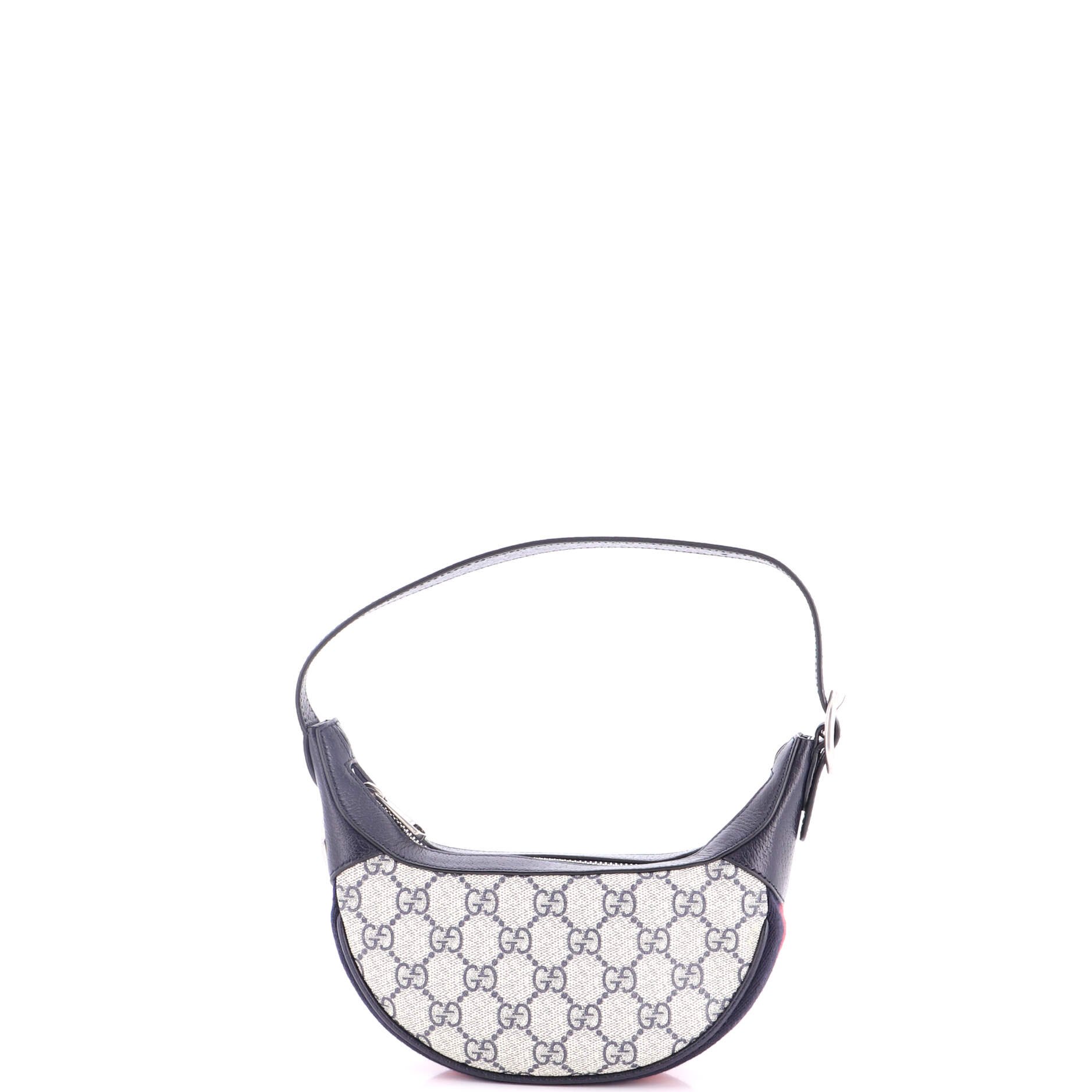 Ophidia Half Moon Bag GG Coated Canvas Mini