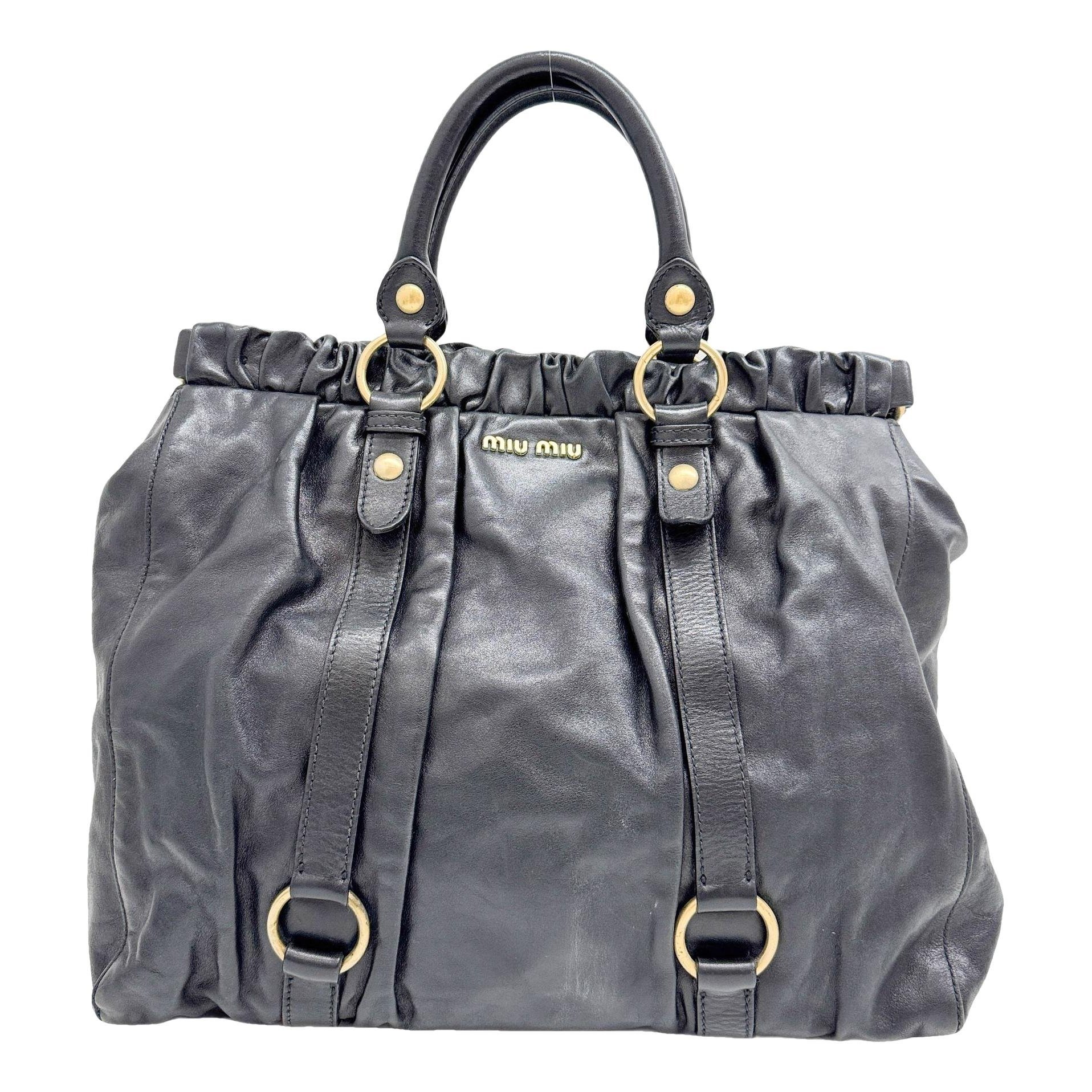 Vitello leather handbag