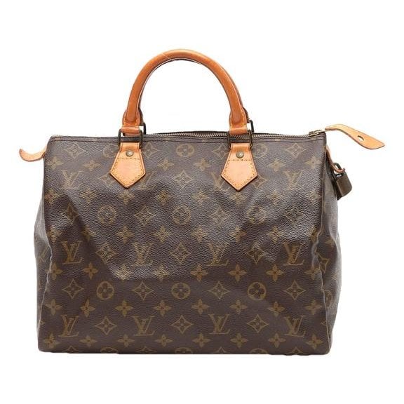Speedy leather handbag