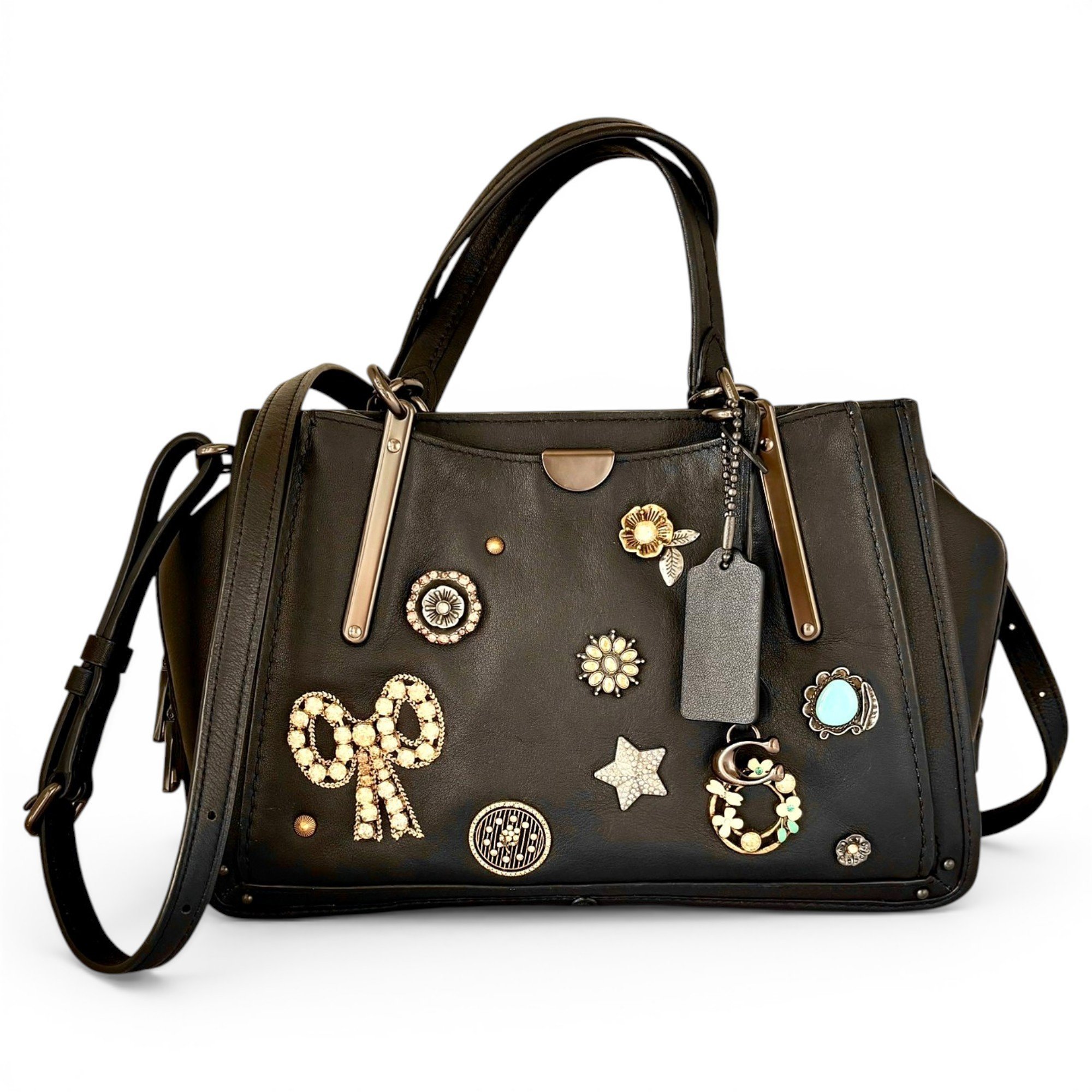 Leather crossbody bag