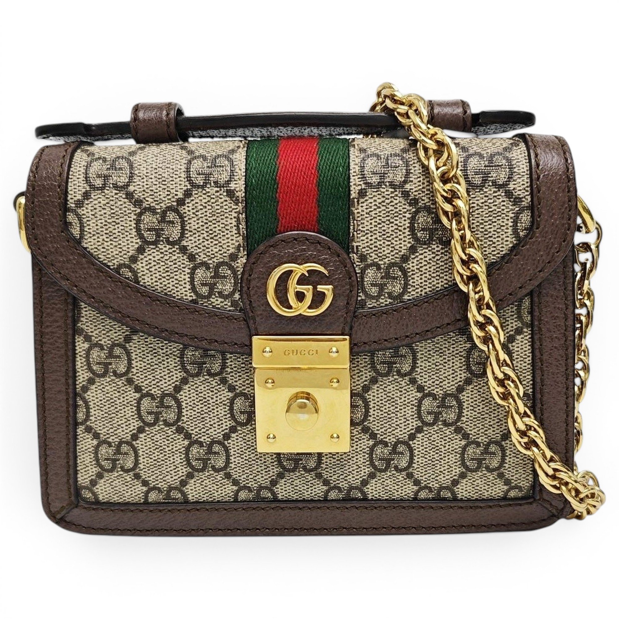 Ophidia leather handbag