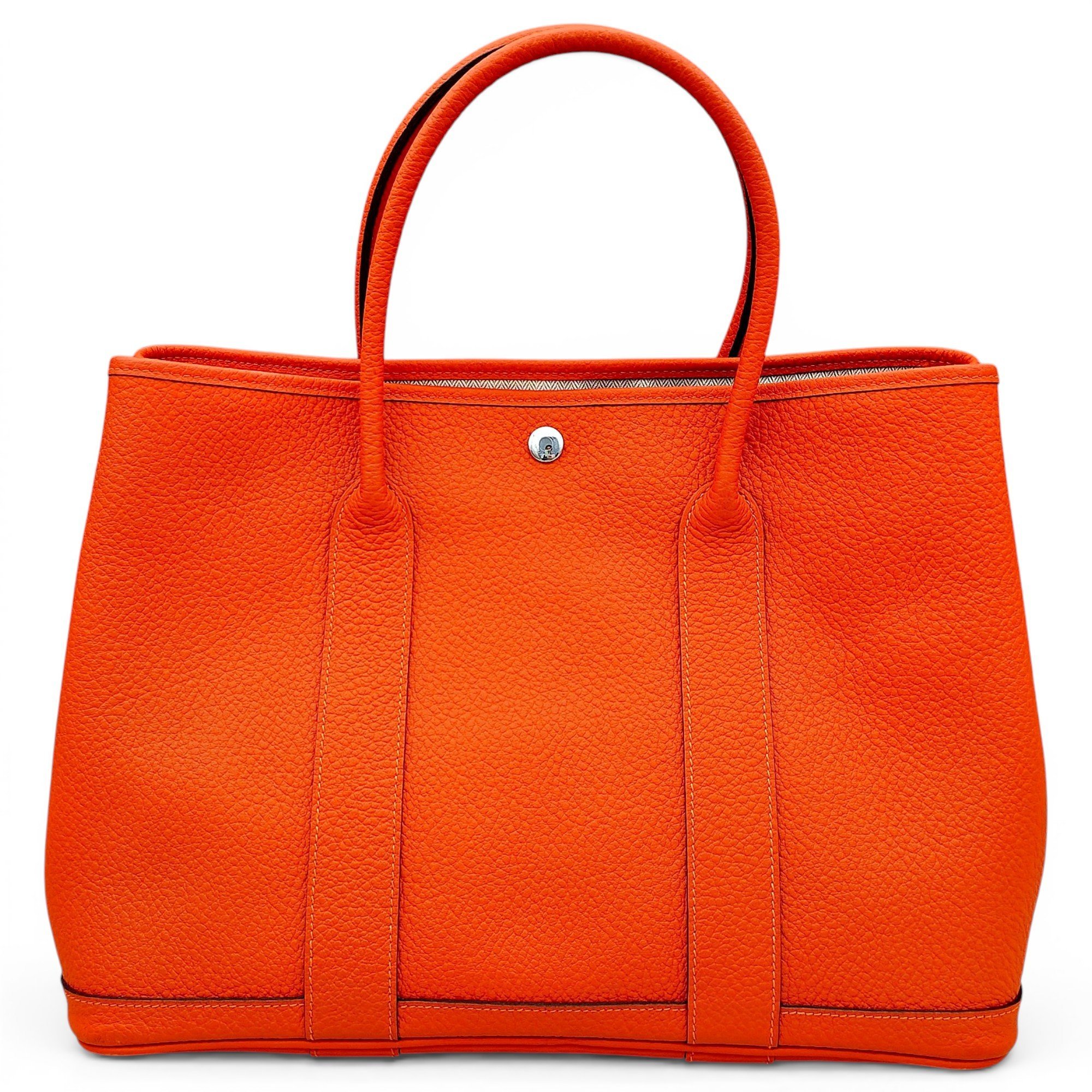 Garden Party leather handbag