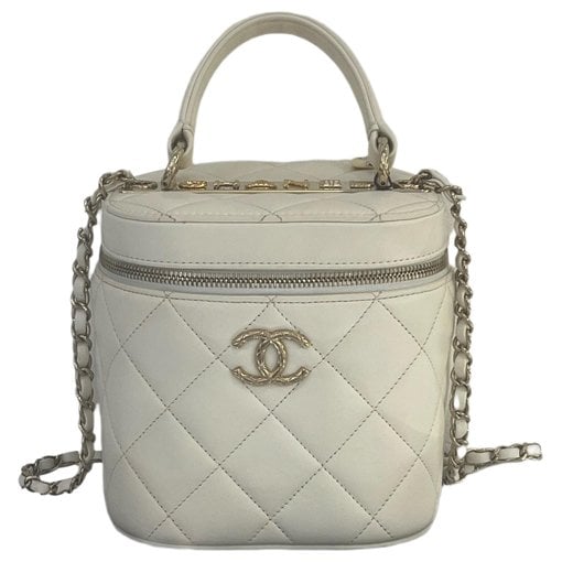 Trendy CC Vanity leather handbag