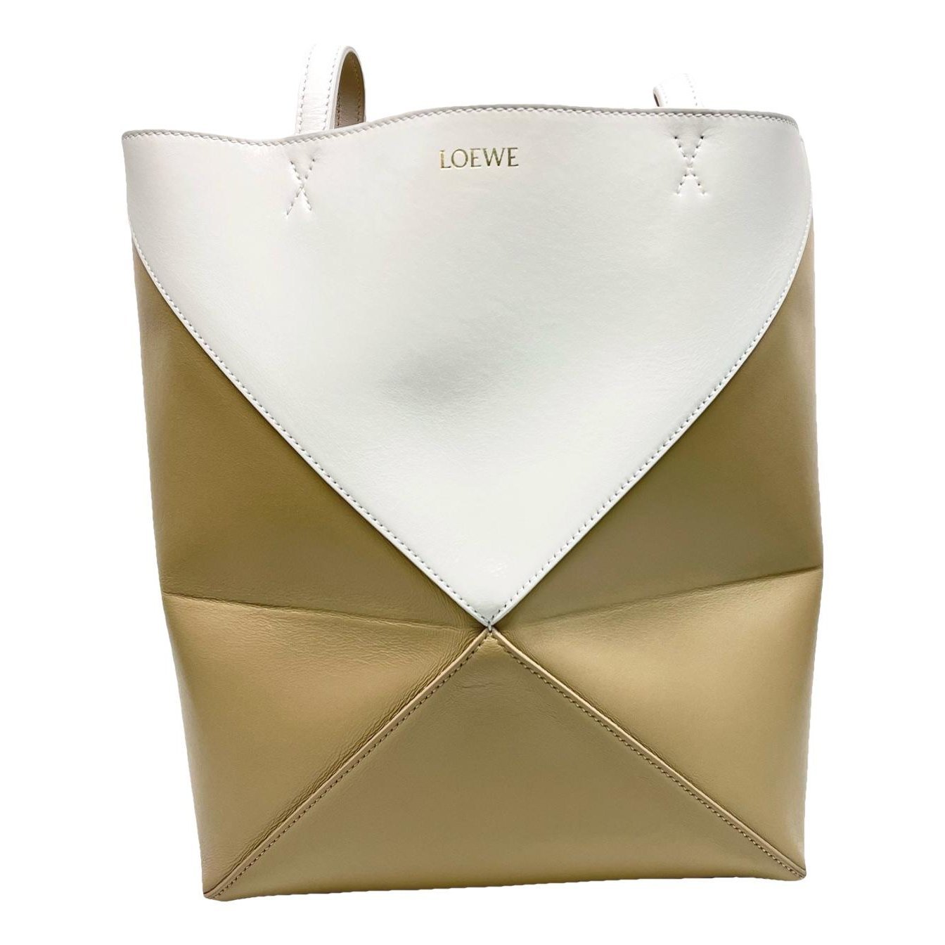 Puzzle Fold leather handbag