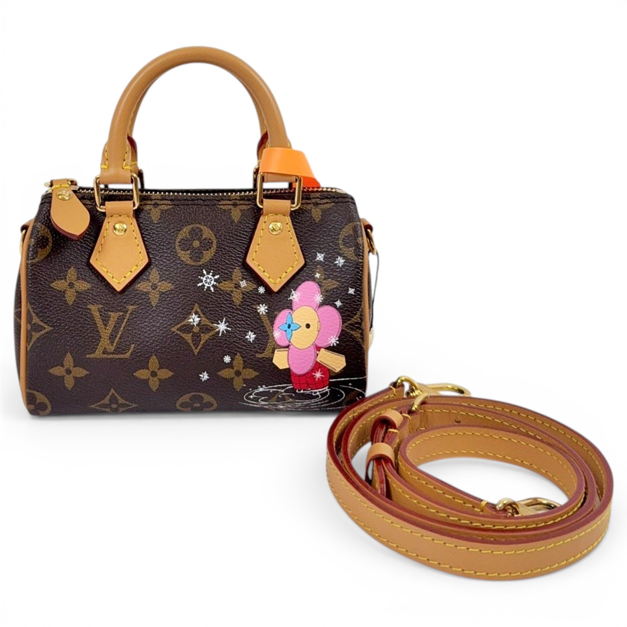 Louis Vuitton Nano Speedy / Mini HL leather handbag