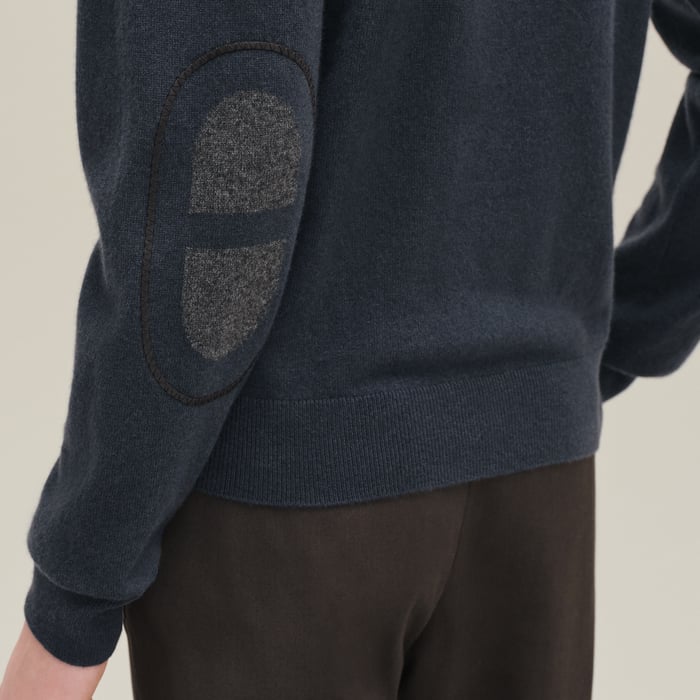 Ardoise Cashmere "Maillon Chaine d'Ancre" Crewneck Sweater