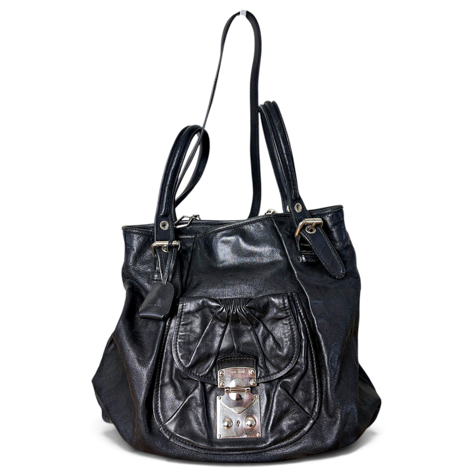 Leather handbag