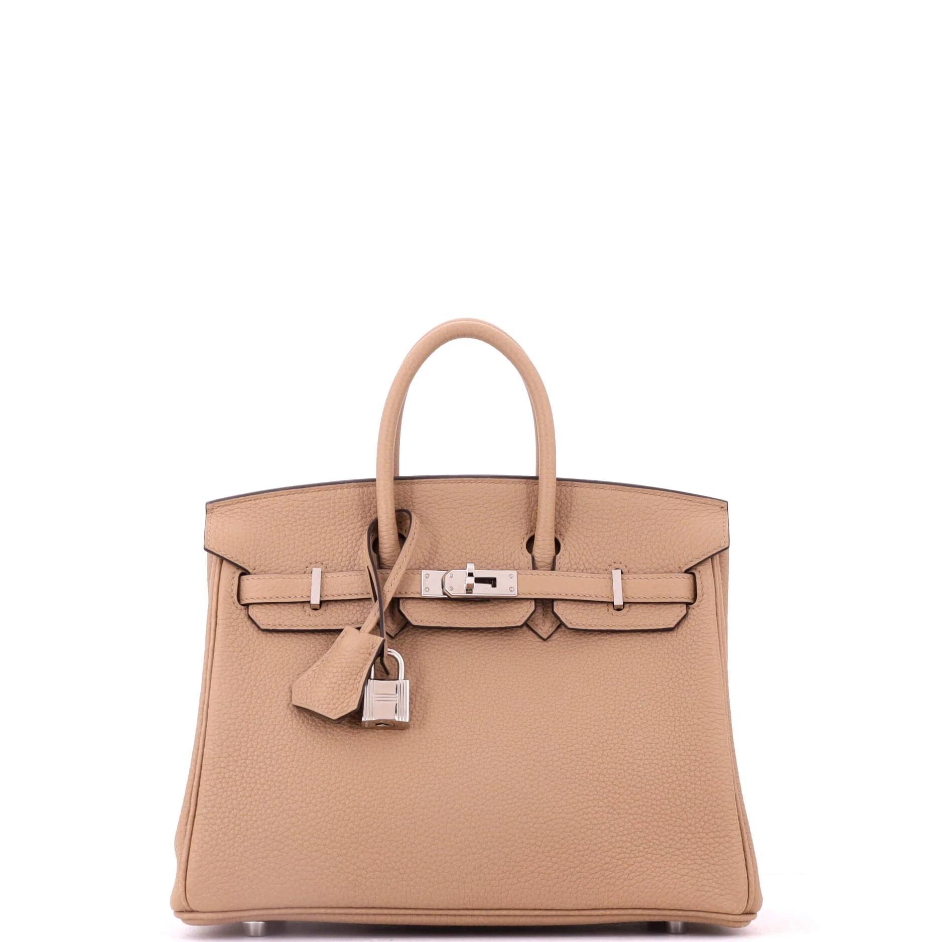 Birkin 25 leather tote