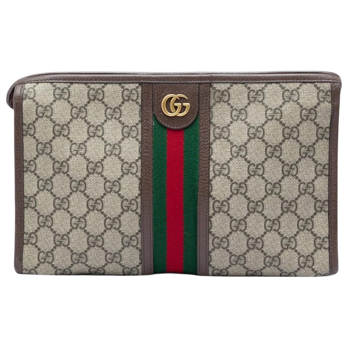 Ophidia cloth clutch bag