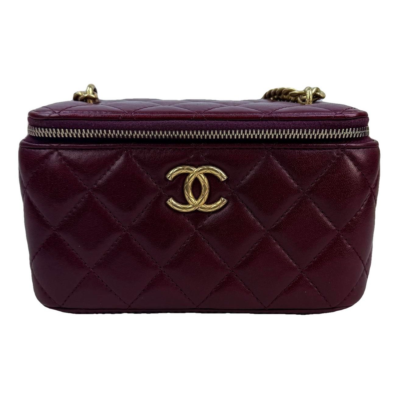 Trendy CC Vanity leather handbag