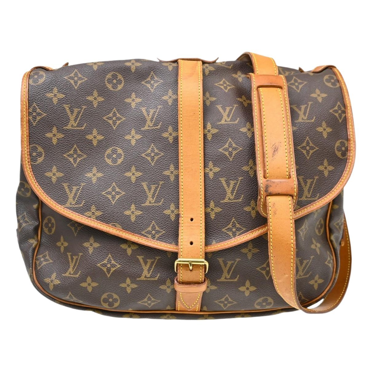Louis Vuitton Saumur cloth handbag