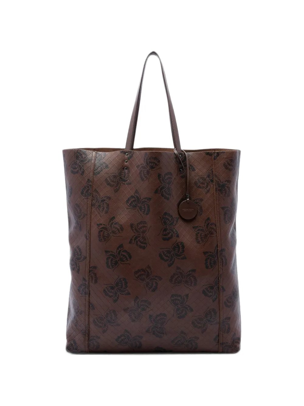 2012-2026 Leather Intrecciomirage Butterfly tote bag