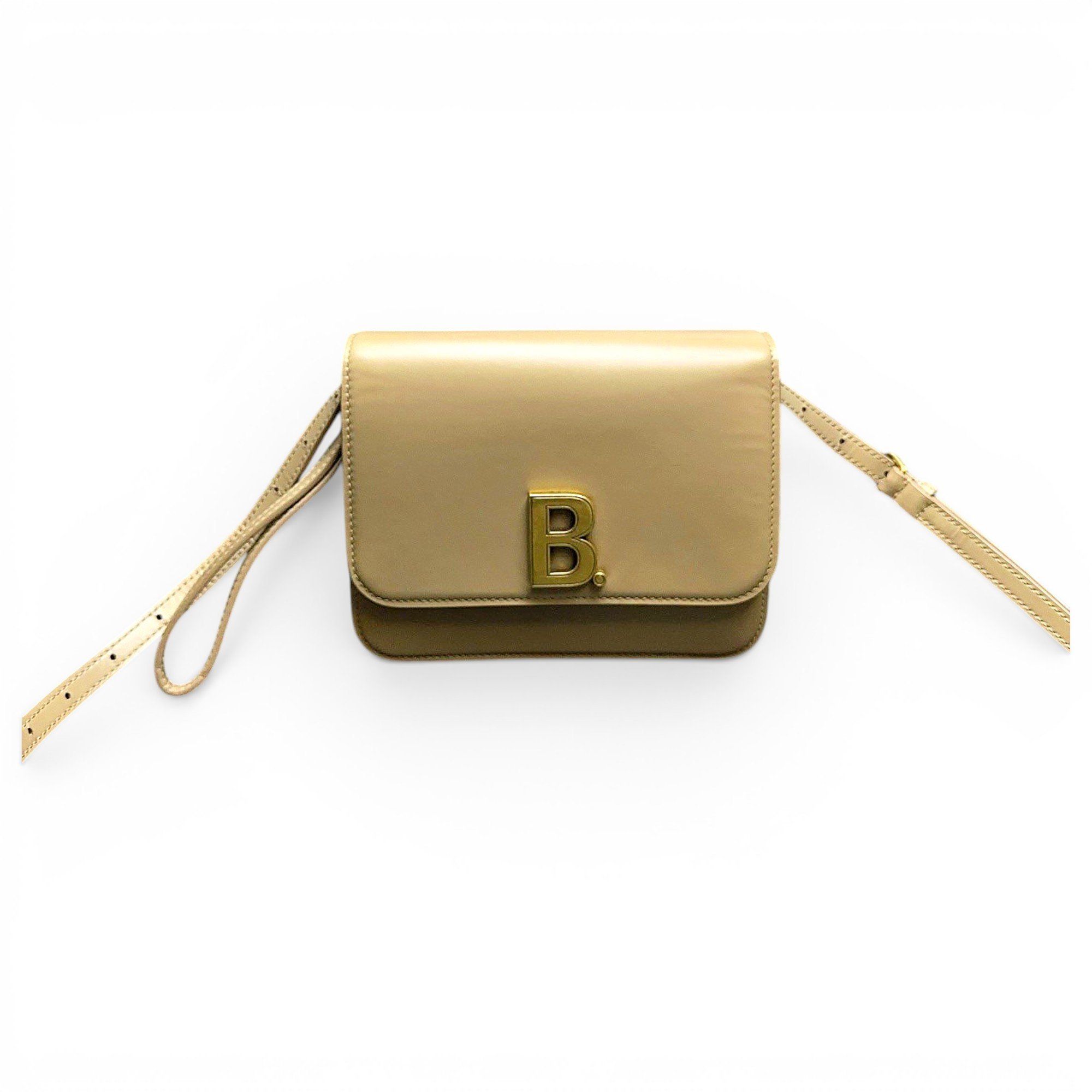 B leather handbag