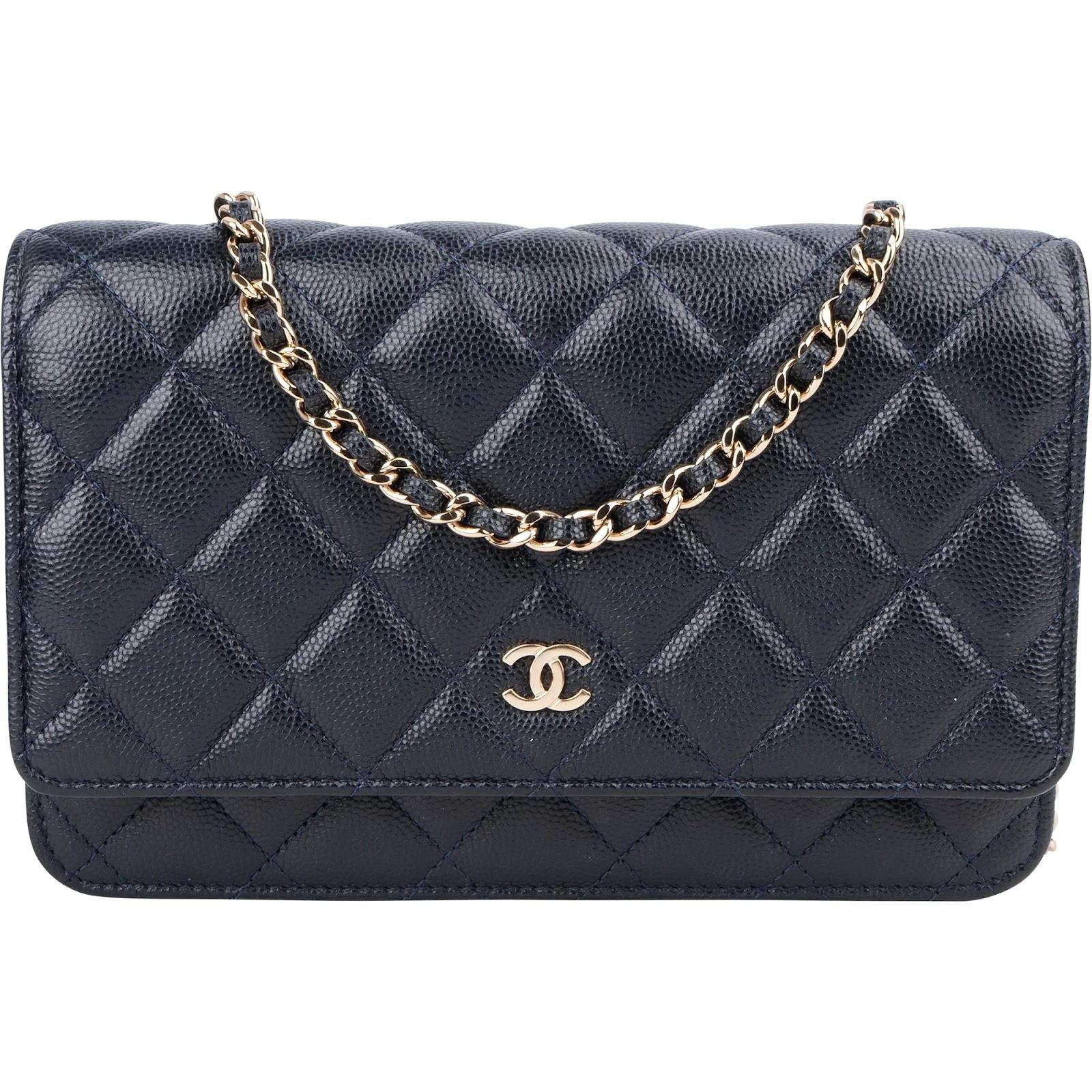 Wallet On Chain Timeless/Classique leather crossbody bag