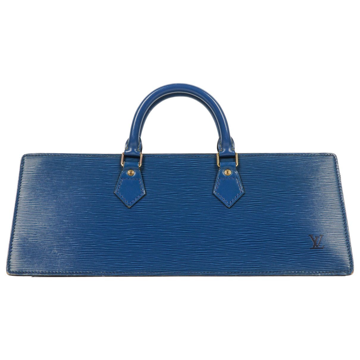 Triangle leather handbag