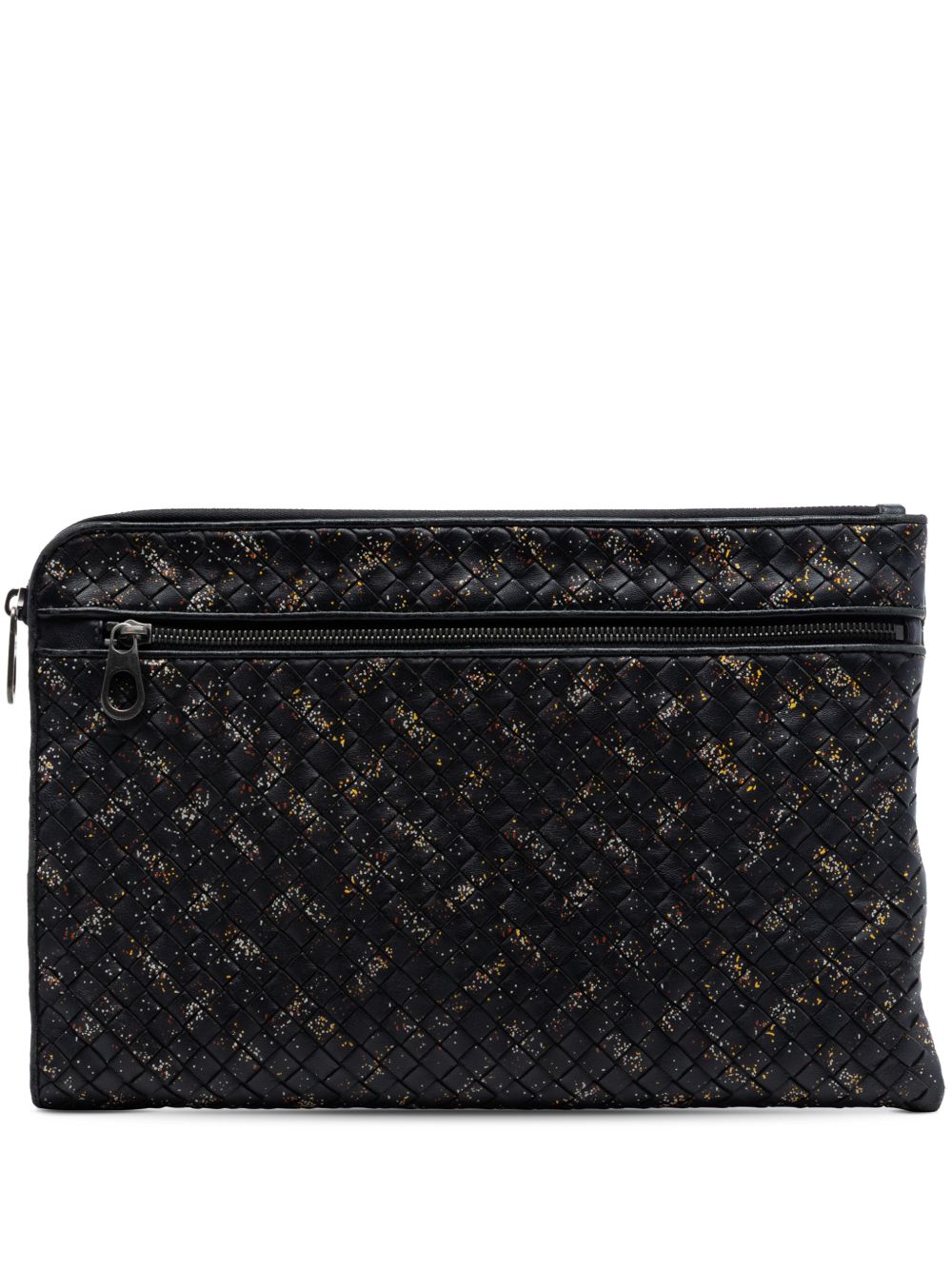 2012-2026 Nappa Intrecciato Micro Dot clutch bag