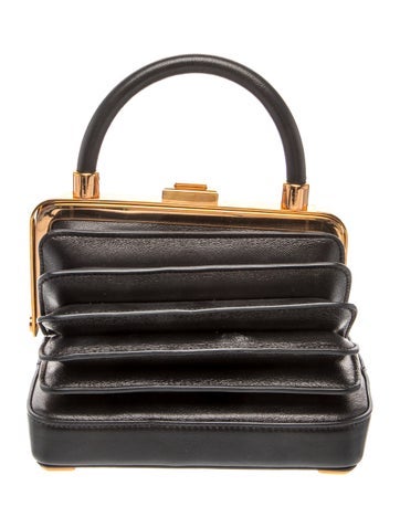 Leather Top Handle Bag