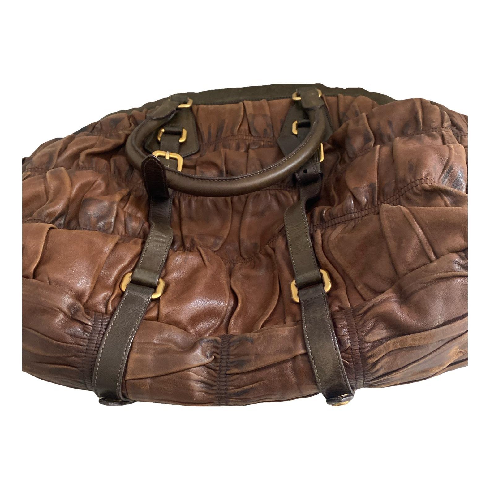 Leather handbag